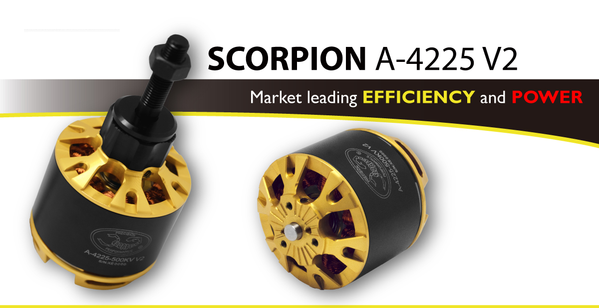 Scorpion A-4225-500kv V2 features